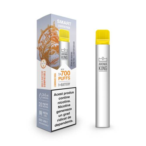 Aroma KING Smart Starter Pack - Lemonade Soda (700 pufuri) 20 mg