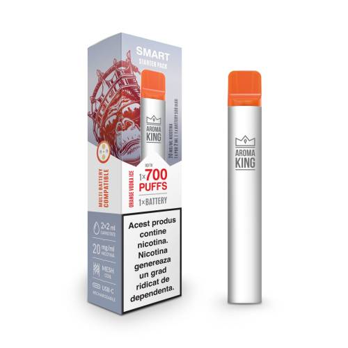 Aroma KING Smart Starter Pack - Orange Vodka Ice (700 pufuri) 20 mg