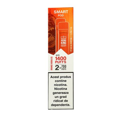 Set rezerve Aroma KING 2 x Smart POD - Orange Vodka Ice (2 x 700 pufuri) 20 mg