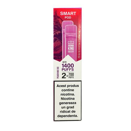 Set rezerve Aroma KING 2 x Smart POD - Peach Mix Ice (2 x 700 pufuri) 20 mg