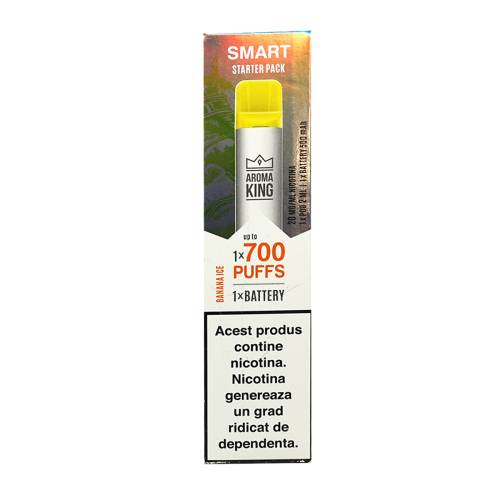 Aroma KING Smart Starter Pack - Banana Ice (700 pufuri) 20 mg