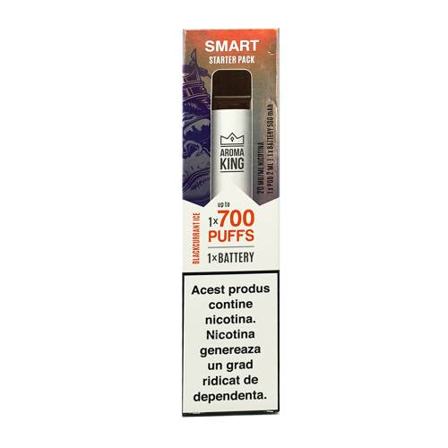 Aroma KING Smart Starter Pack - Blackcurrant Ice (700 pufuri) 20 mg