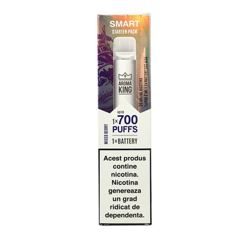 Aroma KING Smart Starter Pack - Mixed Berry (700 pufuri) 20 mg