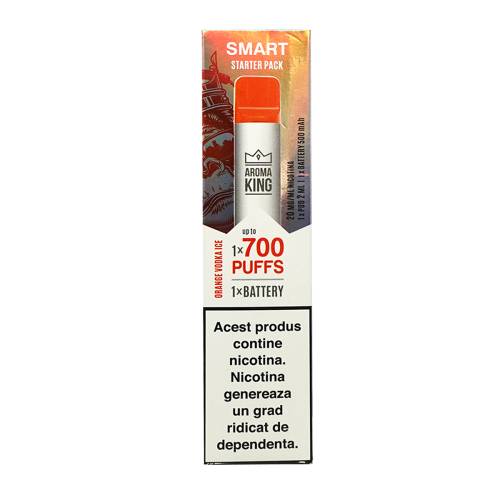 Aroma KING Smart Starter Pack - Orange Vodka Ice (700 pufuri) 20 mg