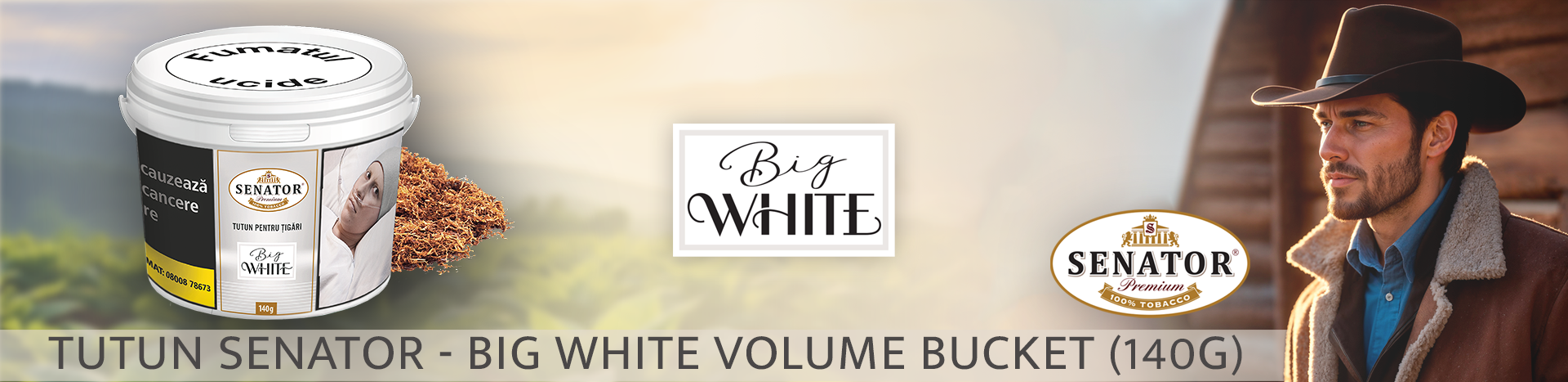 Tutun Senator - Big White Volume Bucket (140g)