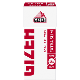 Filtre rulat Gizeh - 5,3 mm Extra Slim Pop-Up (126)