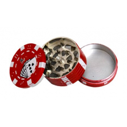 Grinder Dora - Pokerchip metal 45 mm / 3 parti