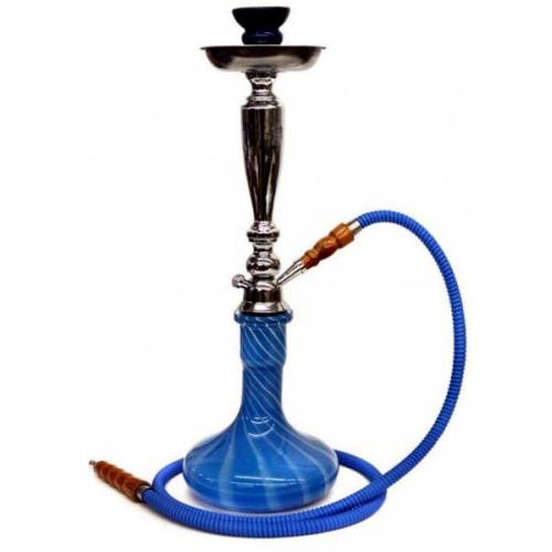 Narghilea Hookah Brothers - Marve Cave Blue (54 cm, un furtun)