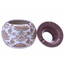 Scrumiera din ceramica - Champ Moroccan Beige Arabesque