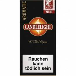 Tigari de foi cu filtru - Candlelight Mini BLACK (10)