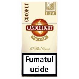 Tigari de foi cu filtru - Candlelight Mini WHITE (10)