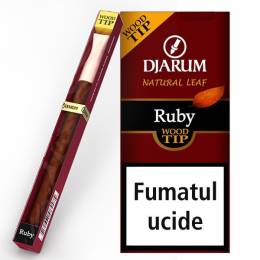 Tigari de foi Djarum - Filter TIP Wood RUBY (1)