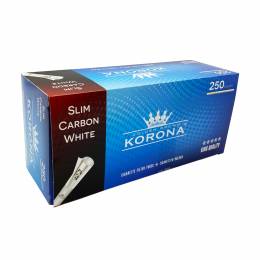 Tuburi tigari Korona SLIM - White Carbon (250)