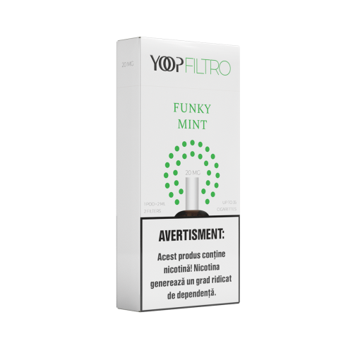 Pachet Promotional YOOP FILTRO - DISPOZITIV cu rezerva FUNKY MINT 20 MG/ML