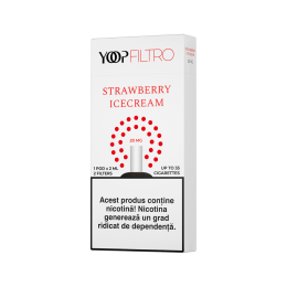 Rezerva YOOP FILTRO - STRAWBERRY ICE CREAM 20 MG/ML