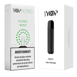 Pachet Promotional YOOP FILTRO - DISPOZITIV cu rezerva FUNKY MINT 20 MG/ML