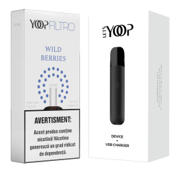 Pachet Promotional YOOP FILTRO - DISPOZITIV cu rezerva WILD BERRIES 20 MG/ML